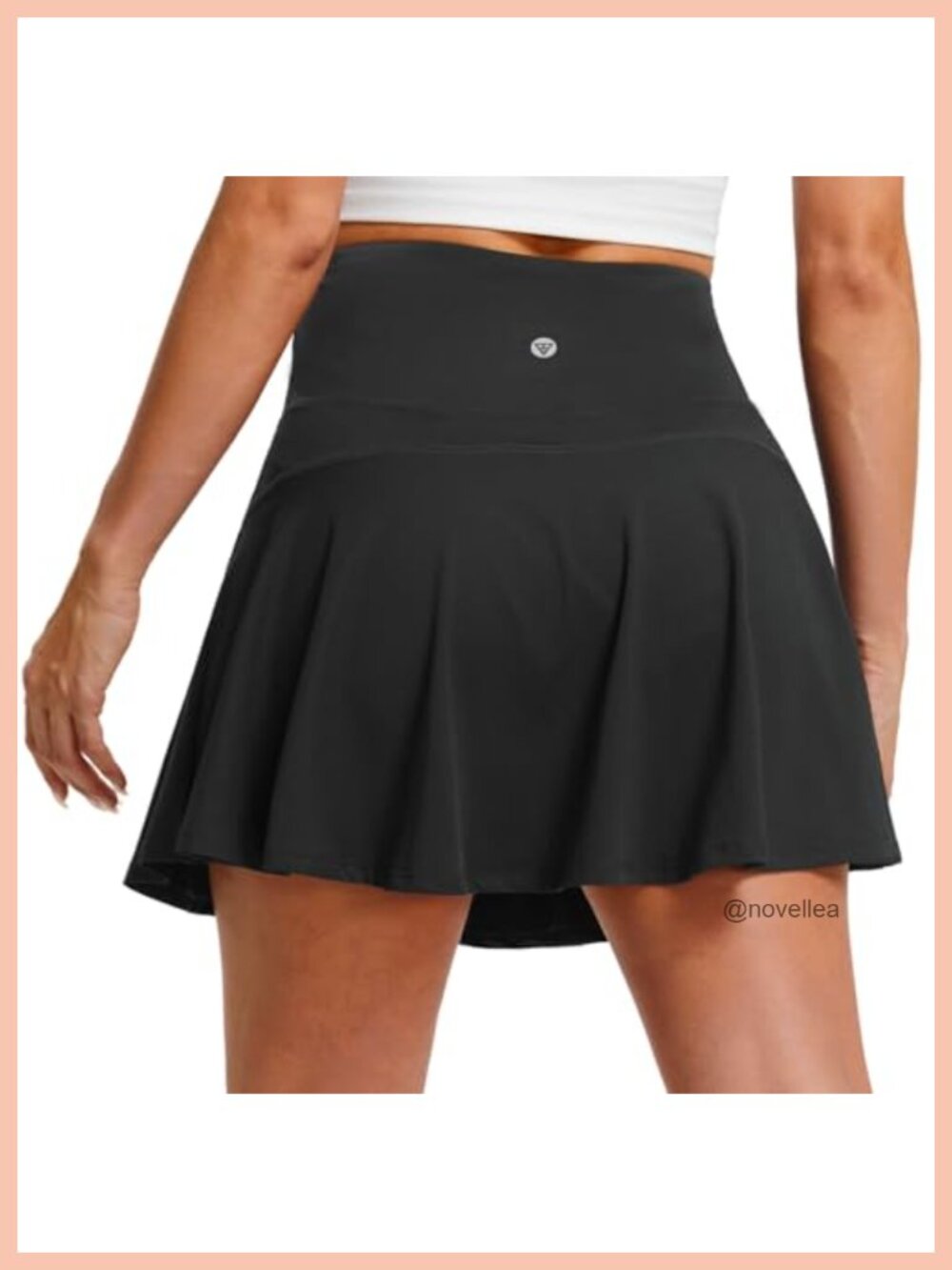 Pleated Tennis Skort with Inner Shorts & Pockets High Waisted Athletic Golf